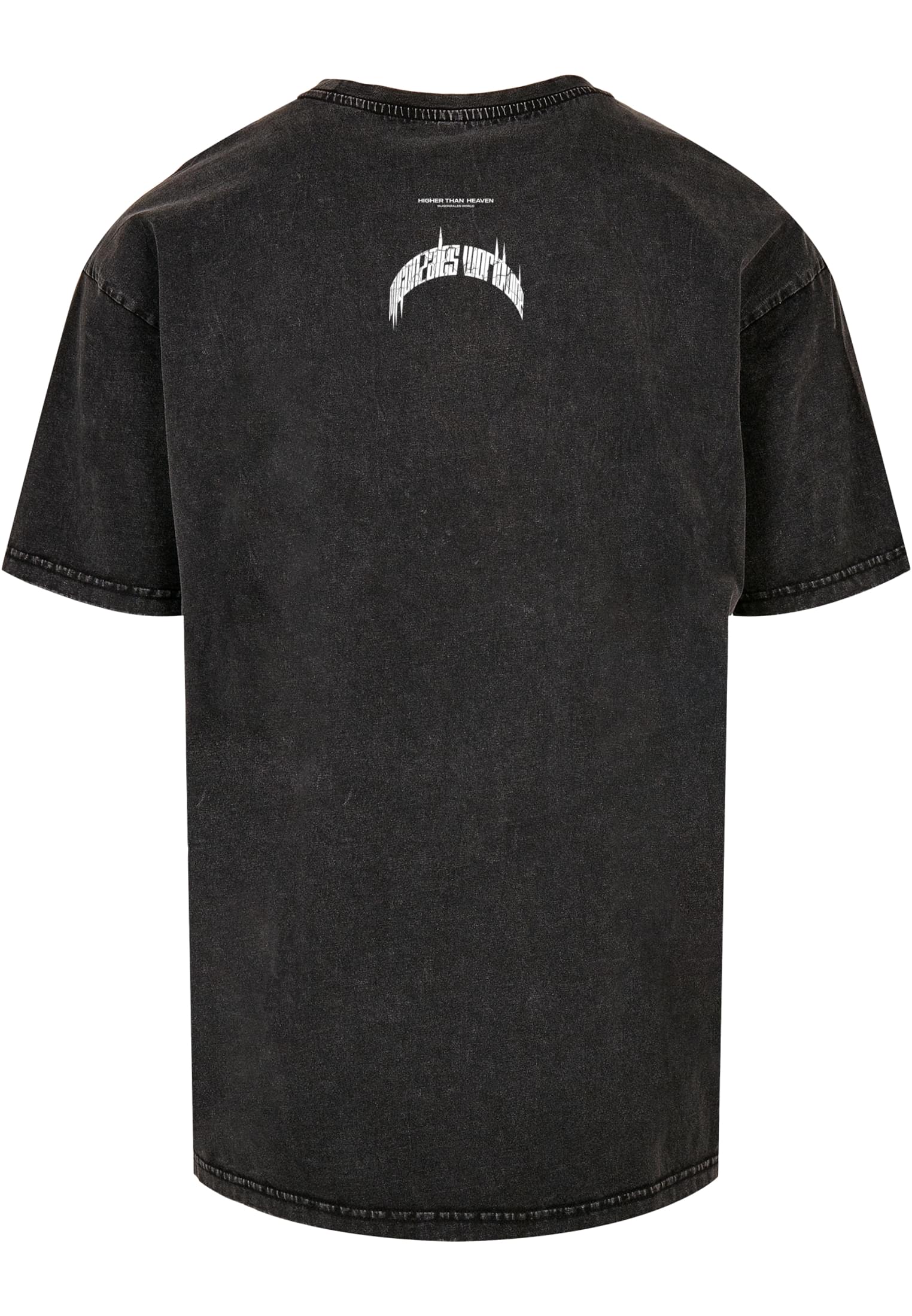 HIGHER THAN HEAVEN V.1 Acid Washed Heavy Oversize Tee