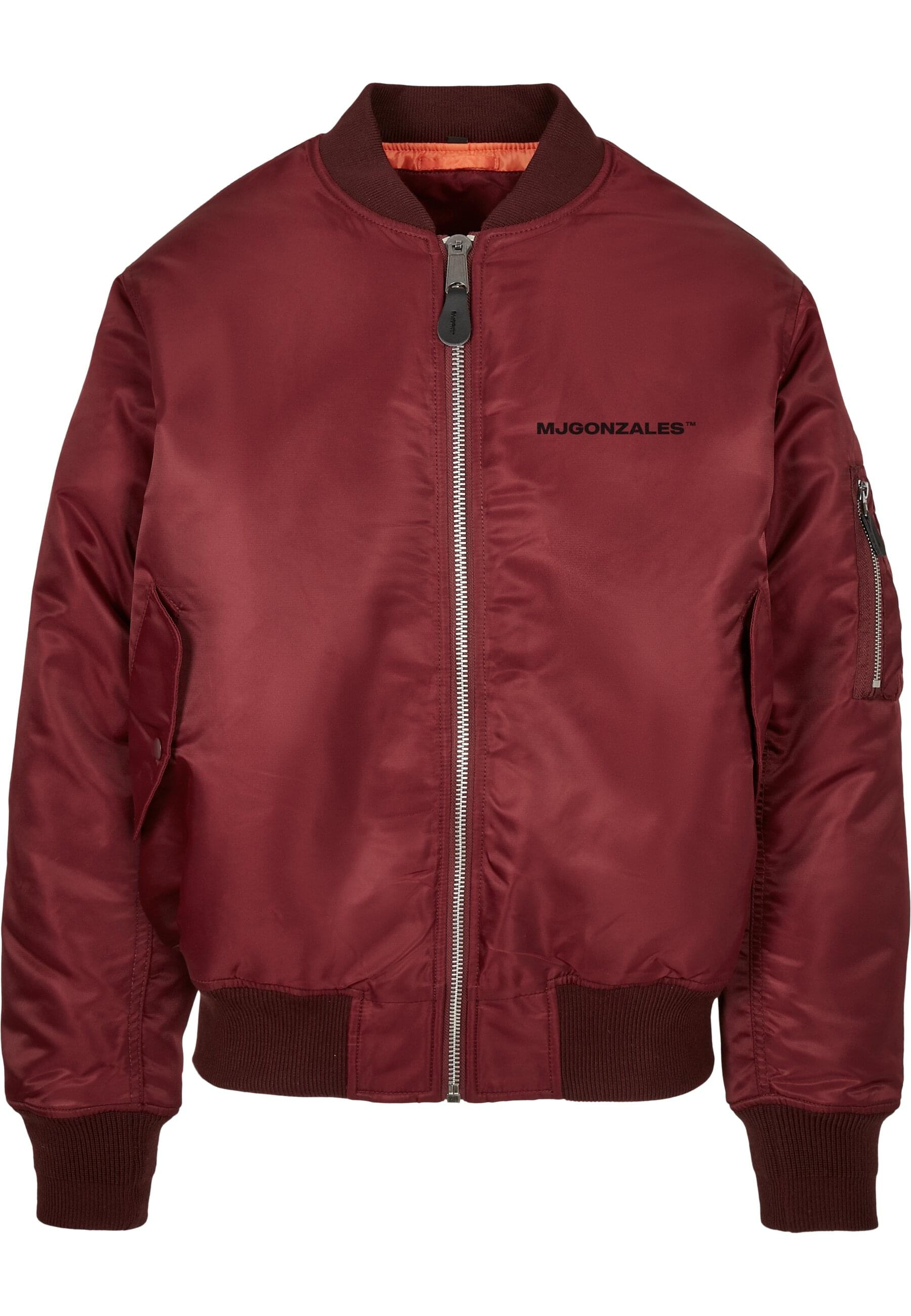 MJG BOMBER JACKET | burgundy