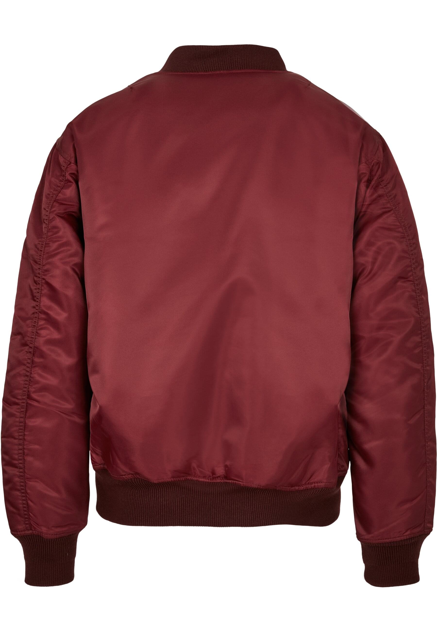 MJG BOMBER JACKET | burgundy