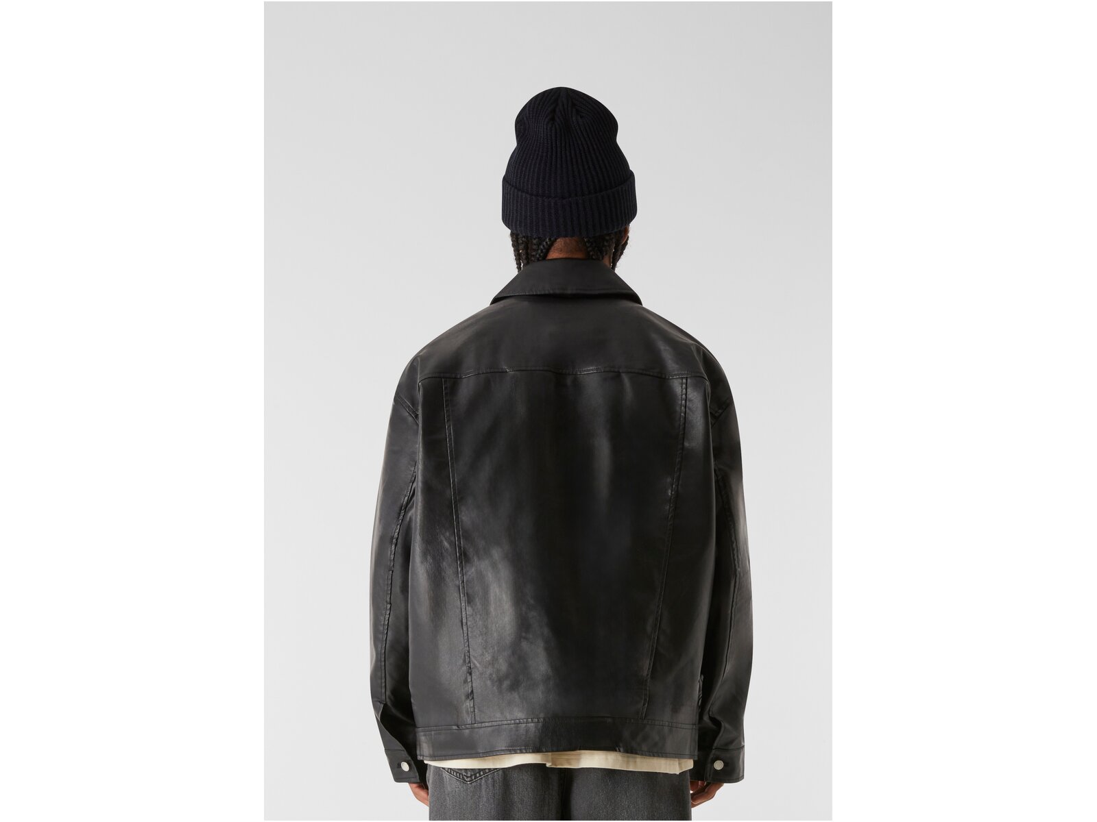 Imitation Leather Jacket