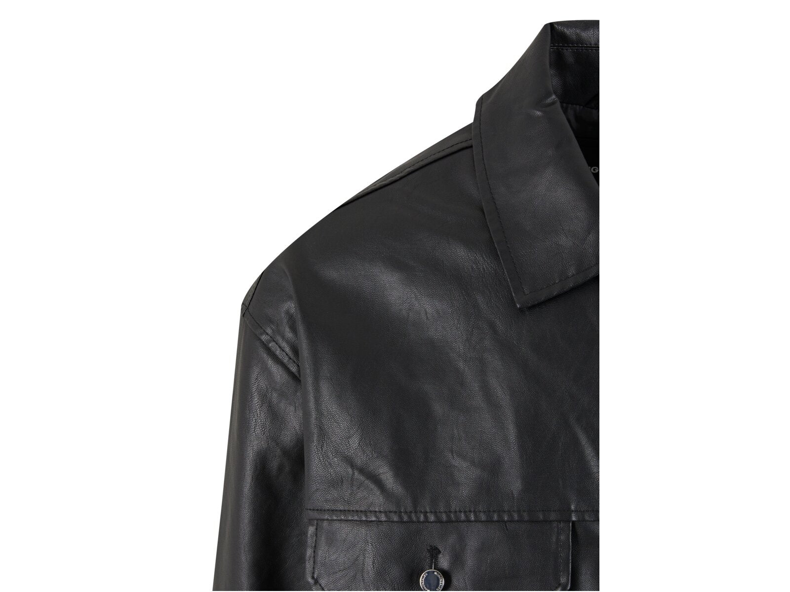 Imitation Leather Jacket