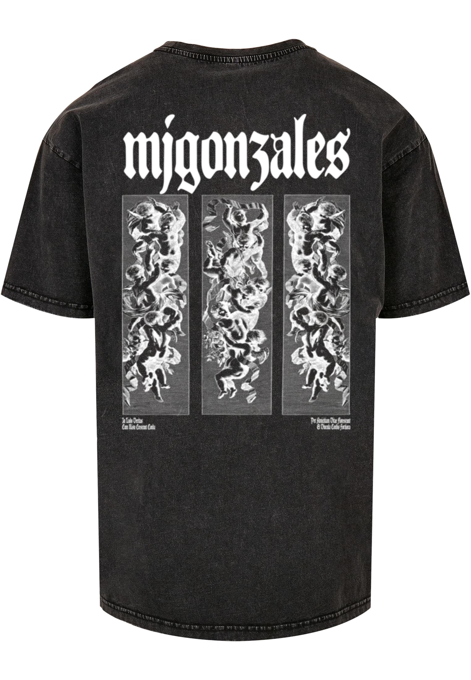 Oversized Acid Washed Tee - Angel’s Triad
