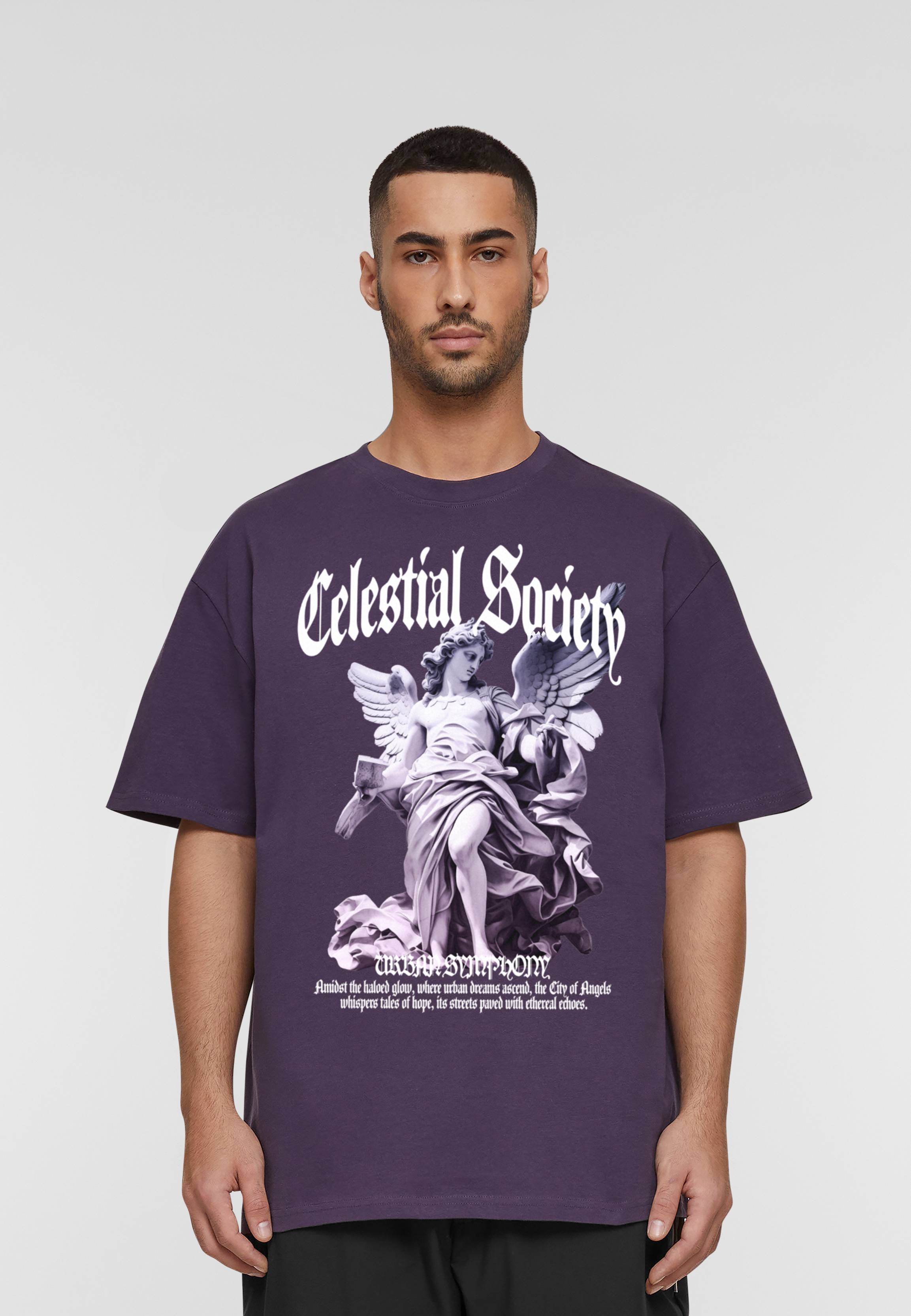 Oversized Tee - Royal Angelic