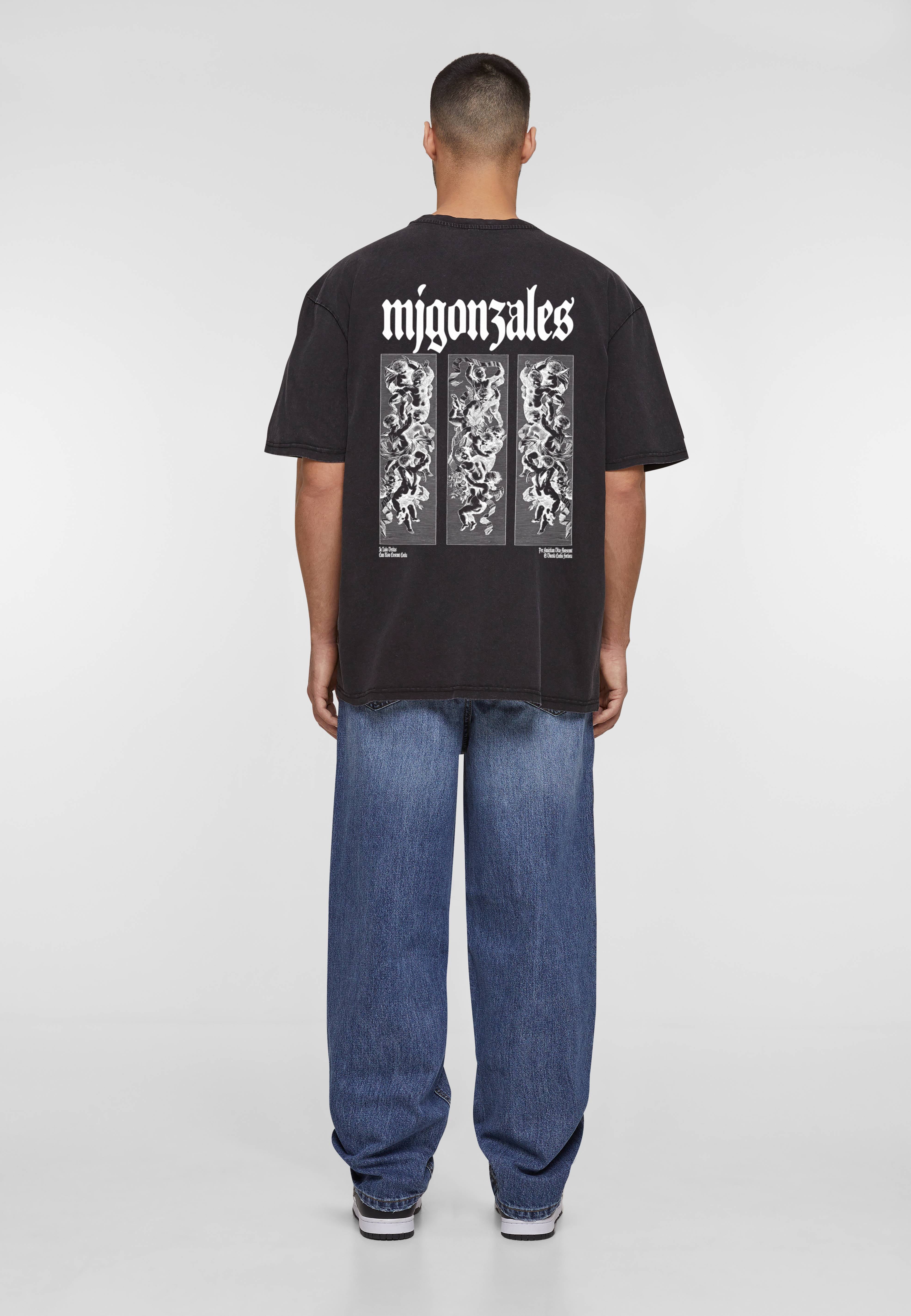 Oversized Acid Washed Tee - Angel’s Triad
