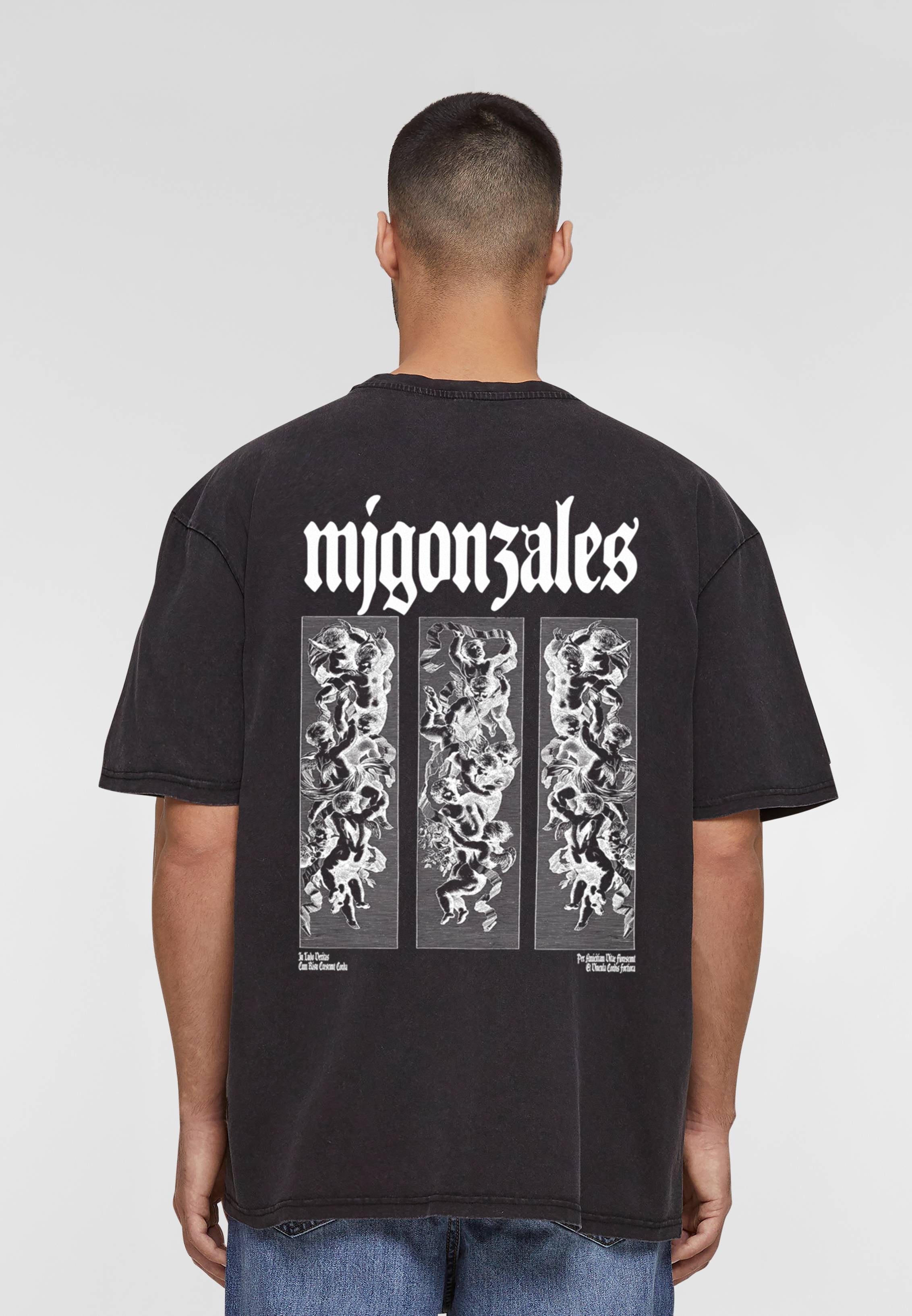 Oversized Acid Washed Tee - Angel’s Triad