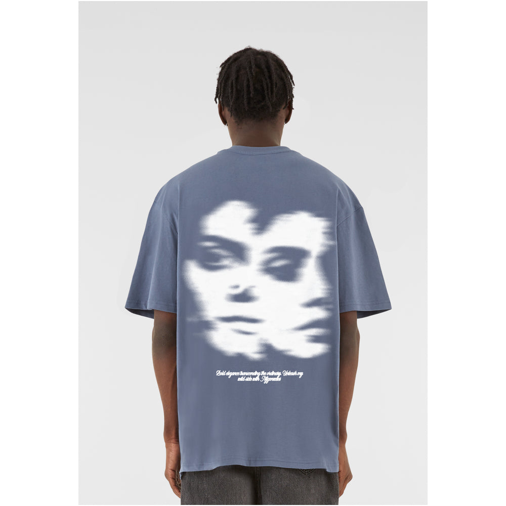 Heavy Oversized Tee – Damned or Blessed