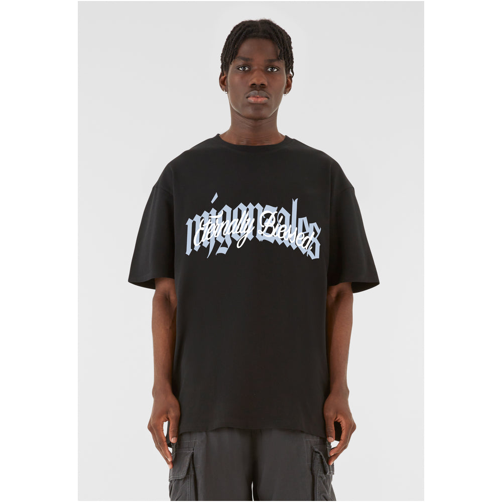 Heavy Oversized Tee – Eternally Blessed Logo