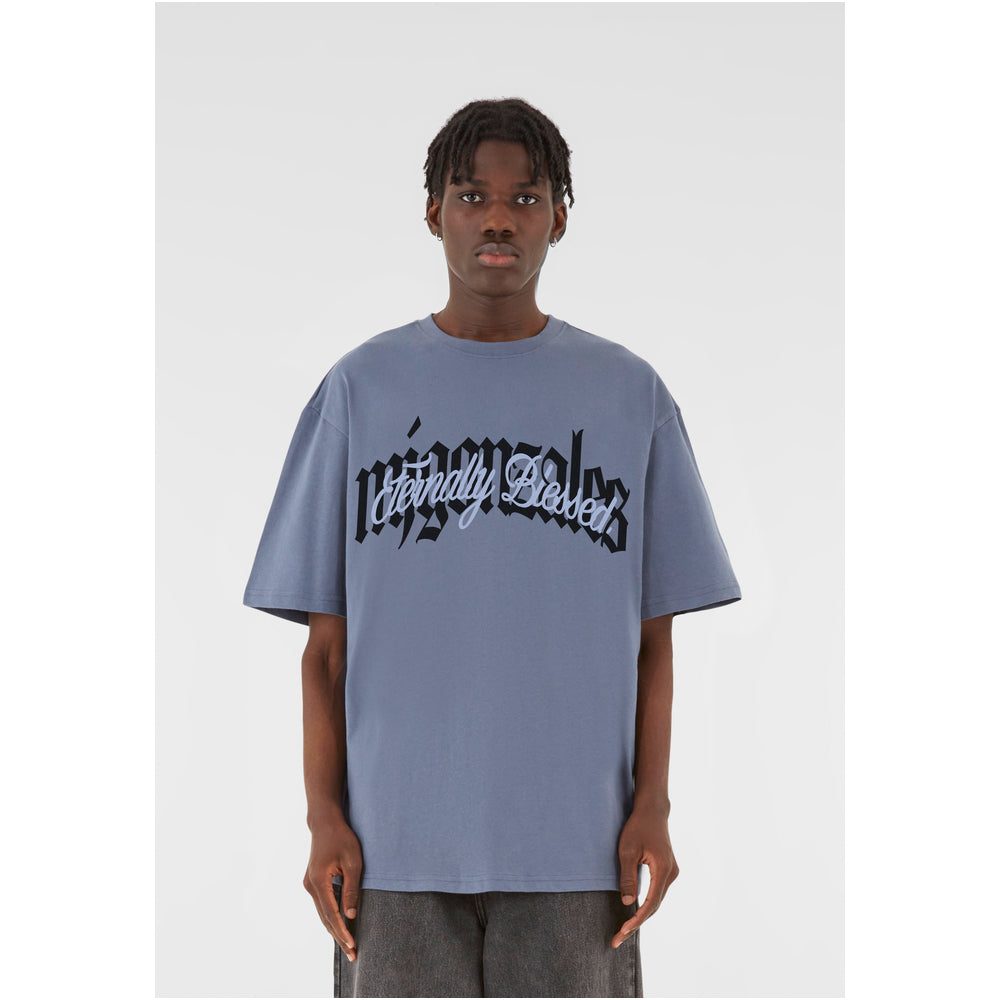 Heavy Oversized Tee – Eternally Blessed Logo