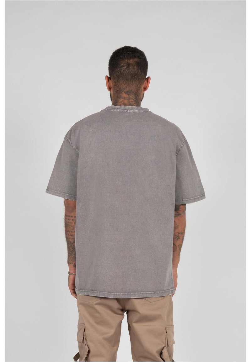 HIGHER THAN HEAVEN V.5 Acid Washed Heavy Oversize Tee