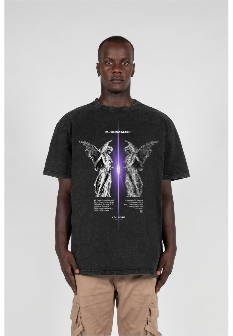 THE TRUTH V.1 Acid Washed Heavy Oversize Tee