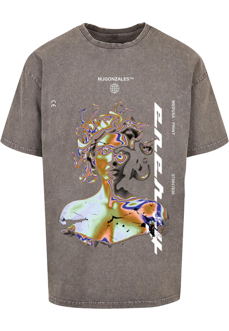 MEDUSA Acid Washed Heavy Oversize Tee