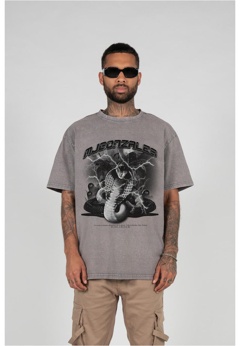 TOXIC V.2 x Acid Washed Heavy Oversize Tee