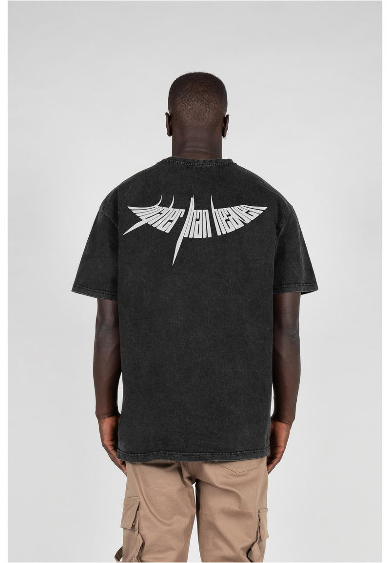 HIGHER THAN HEAVEN V.4 Acid Washed Heavy Oversize Tee