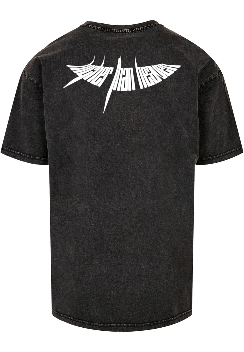 HIGHER THAN HEAVEN V.4 Acid Washed Heavy Oversize Tee