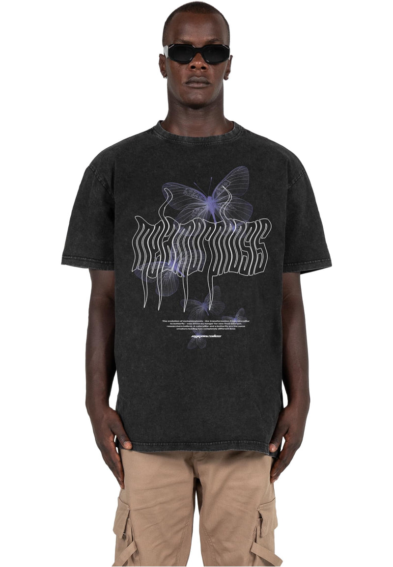 METAMORPHOSE V.5 Acid Washed Heavy Oversized Tee