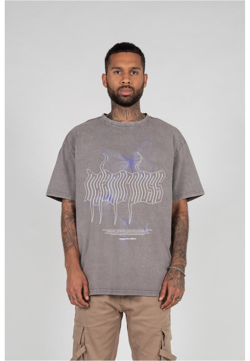 METAMORPHOSE V.5 Acid Washed Heavy Oversized Tee