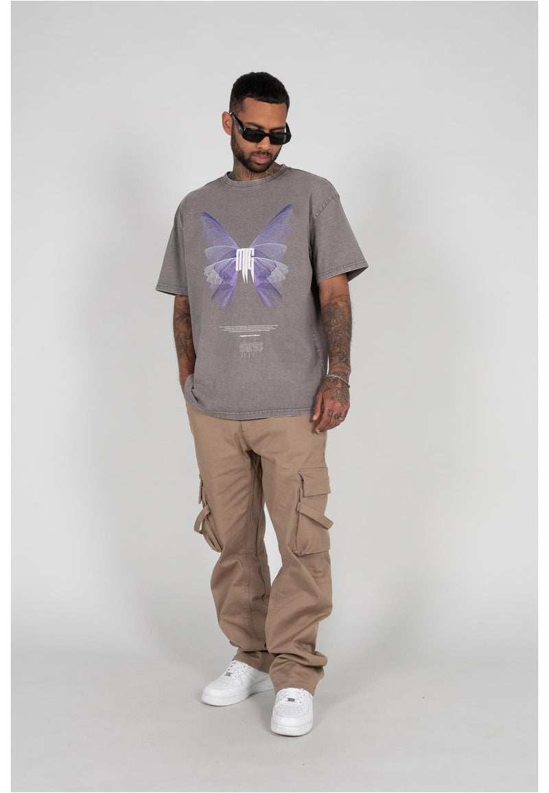 METAMORPHOSE V.6 Acid Washed Heavy Oversized Tee