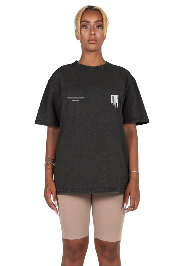 Ladies METAMORPHOSE V.2 Acid Washed Heavy Oversized Tee