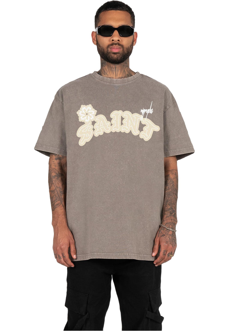 Saint x Acid Washed Heavy Oversized Tee