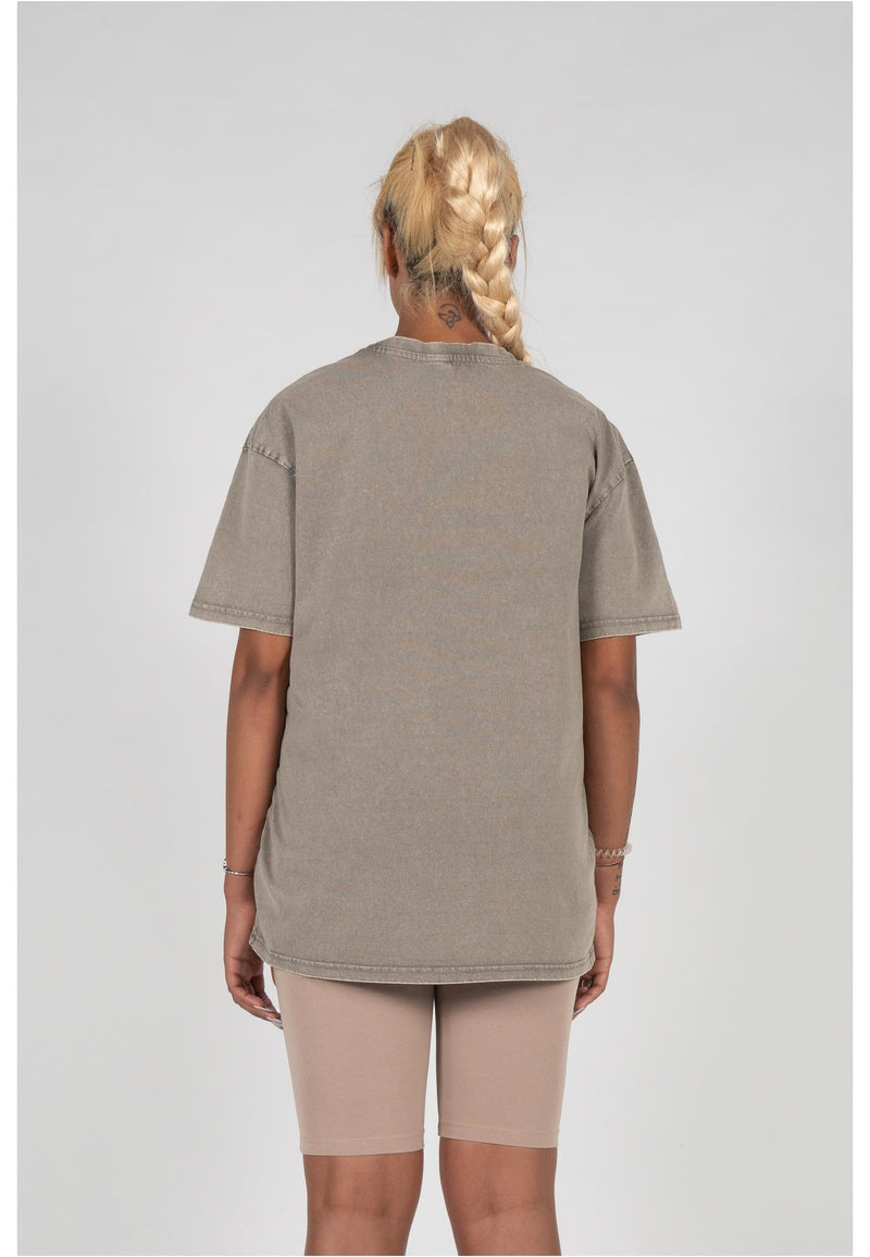 Ladies Saint x Acid Washed Heavy Oversized Tee